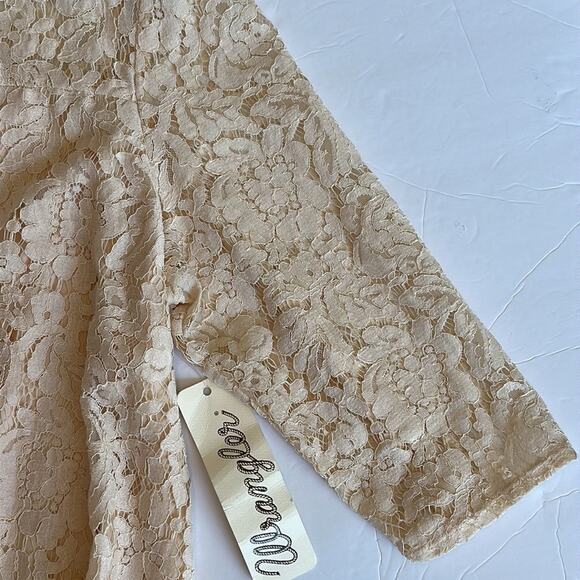 Wrangler Western Style Lace Layered Mini Dress Cream Sz XXL Cowgirl Neutral - Picture 11 of 12